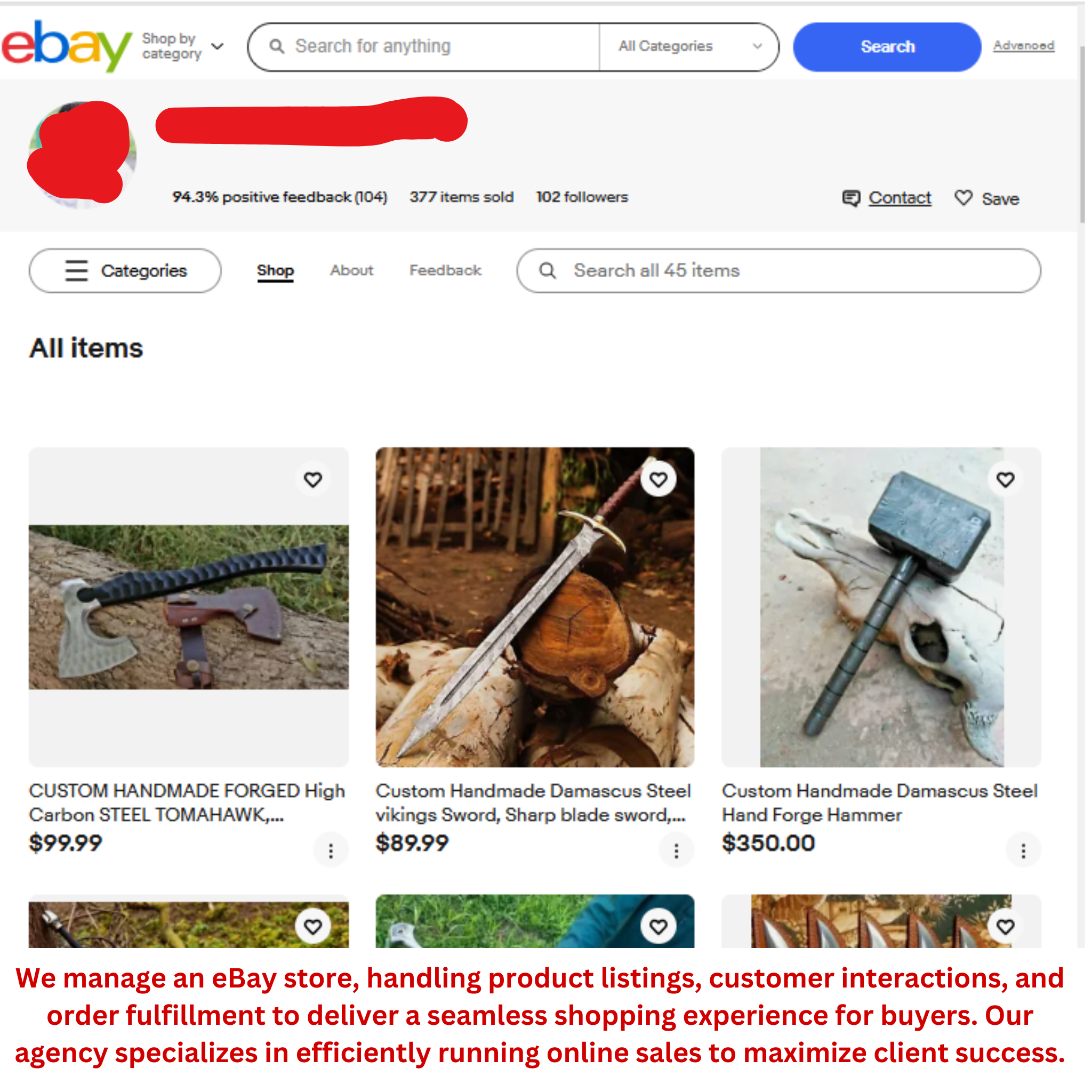 Ebay-store-handling